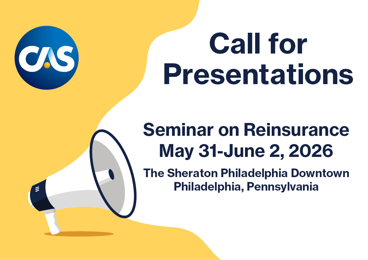 Call for Presentations 2026 Reinsurance