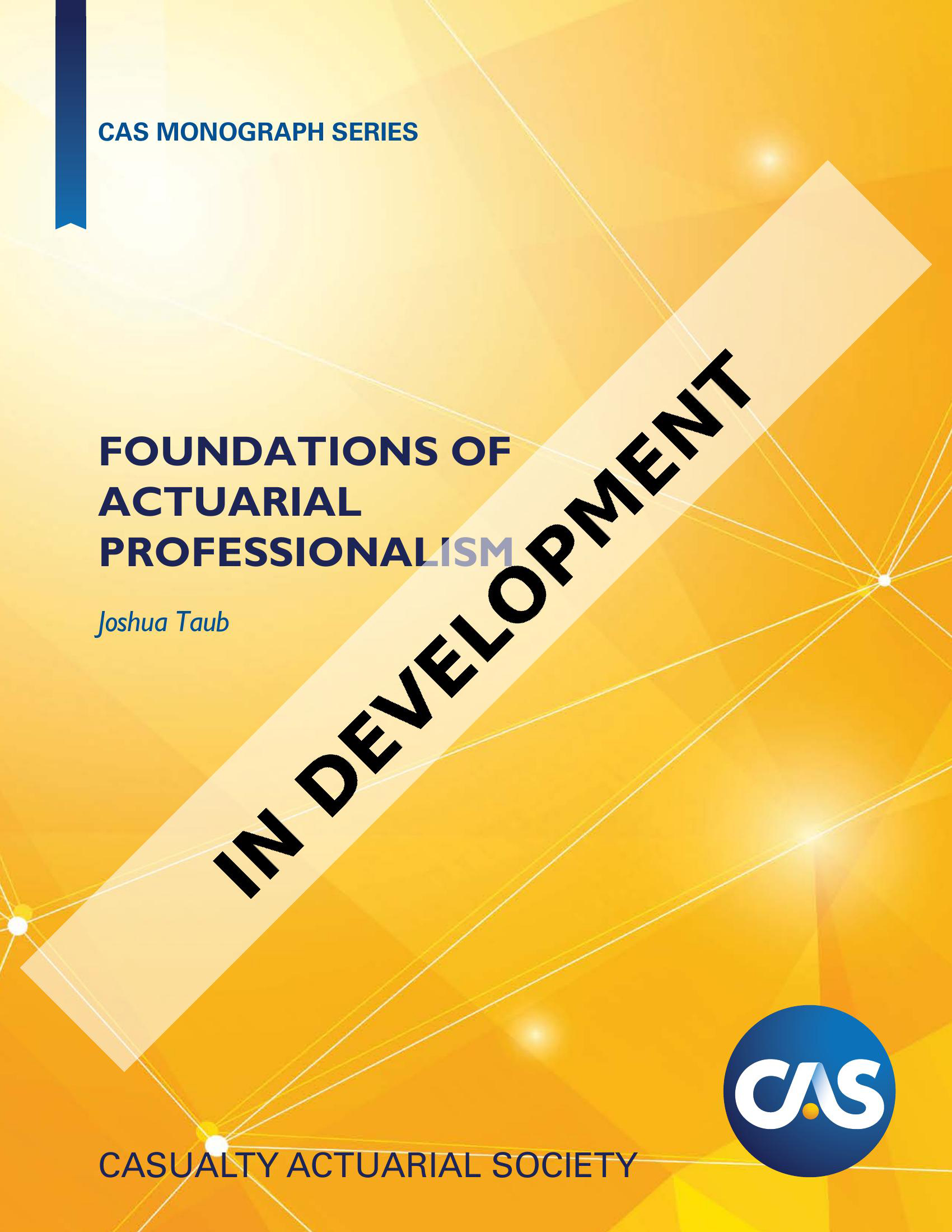Foundations of Actuarial Professionalism cover