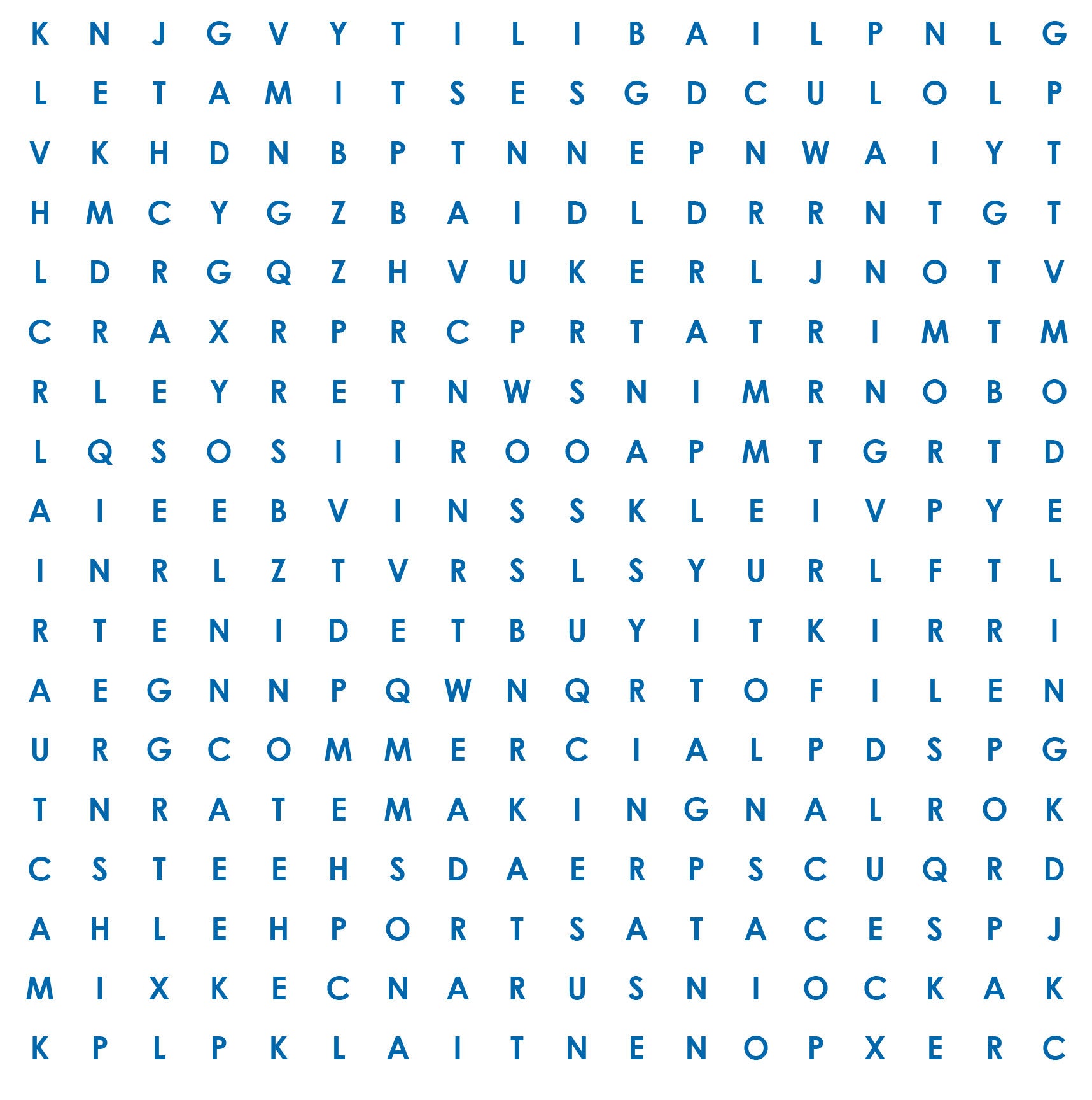 Actuarial Word Search Game