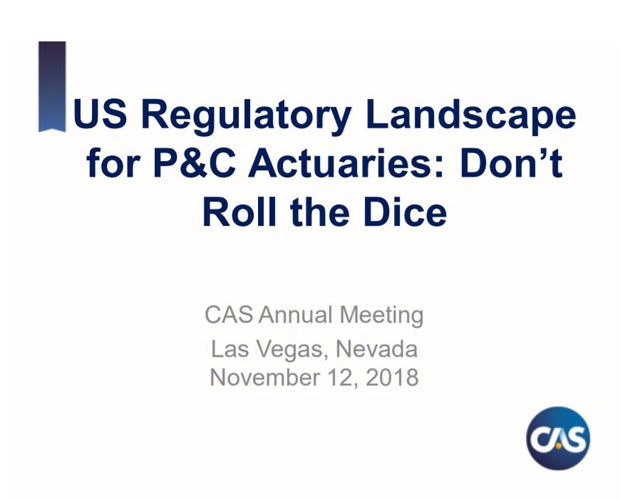 US Regulatory Landscape Presentation