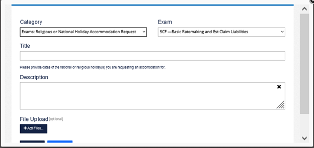 Adding a category to a case