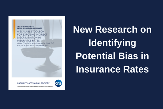 New Research on Identifying Potential Bias in Insurance Rates