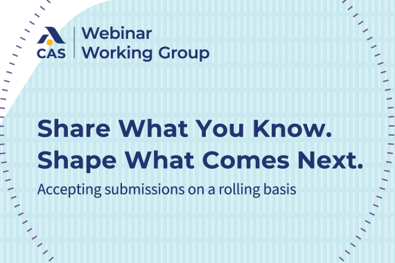 Webinar Working Group submissions announcement