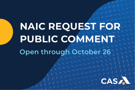 NAIC Comment Announcement