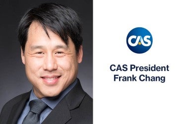 CAS President Frank Chang
