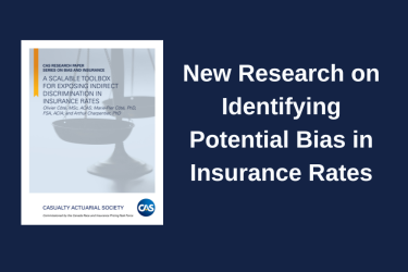 New Research on Identifying Potential Bias in Insurance Rates