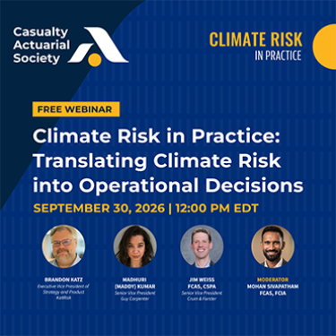 Climate Risk Webinar