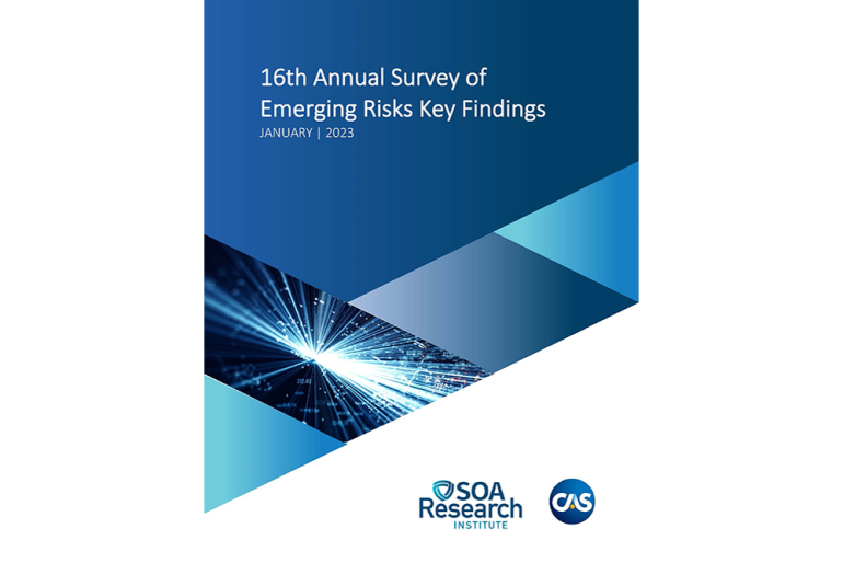 16th Annual Survey of Emerging Risks Key Findings Report Cover
