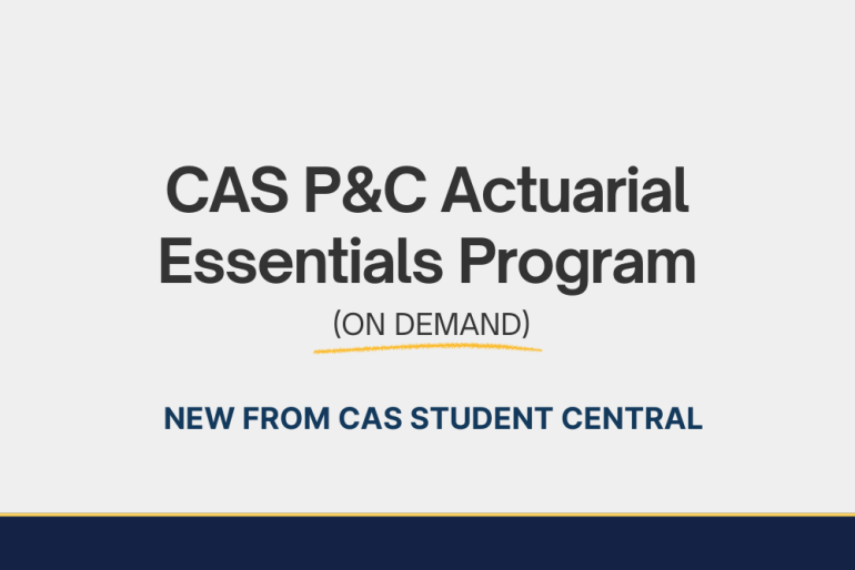 P&C Actuarial Essentials Program Banner