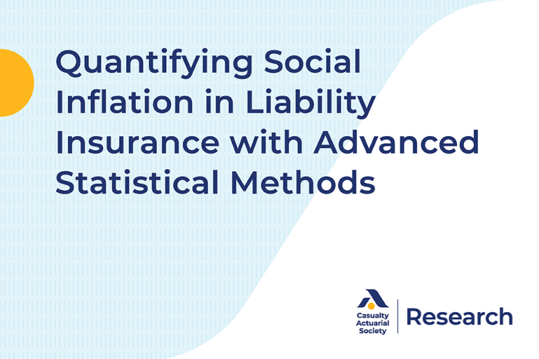 Quantifying Social Inflation in Liability Insurance with Advanced Statistical Methods research