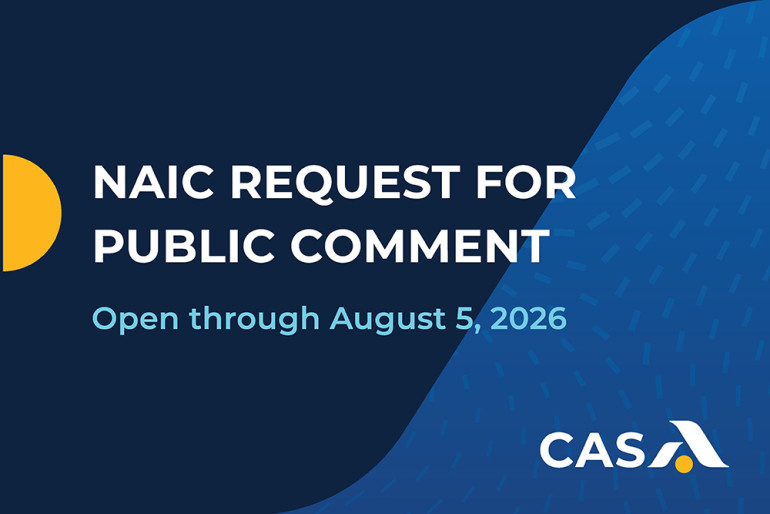 NAIC request for public comment