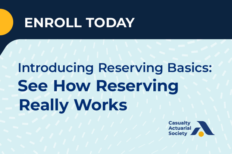 Introducing Reserving Basics