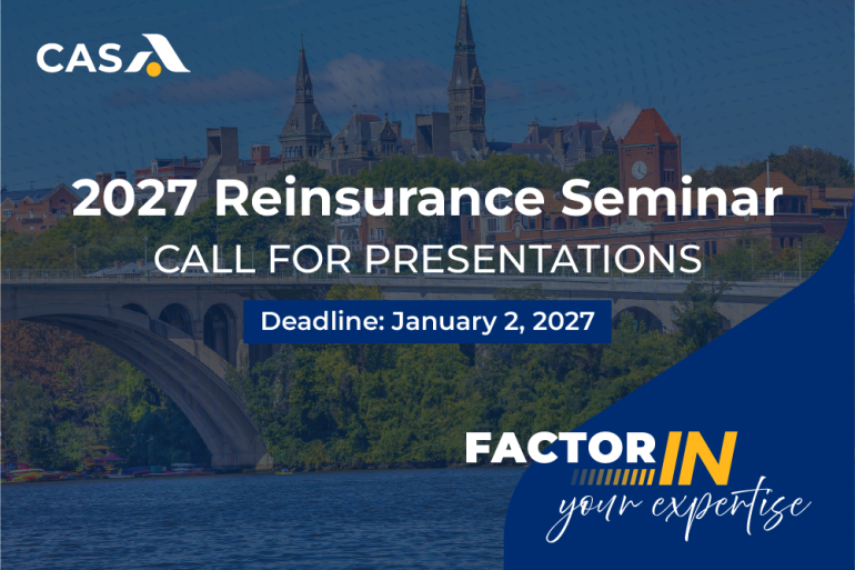 Seminar on Reinsurance Call for Presentations