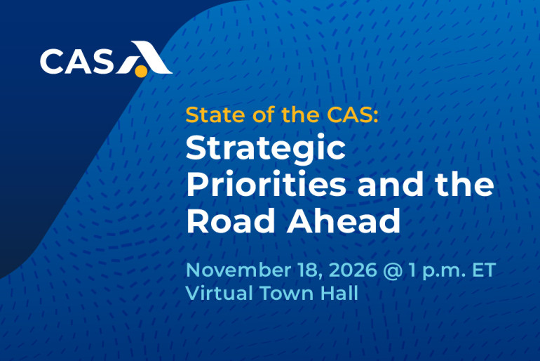 State of the CAS Virtual Town Hall